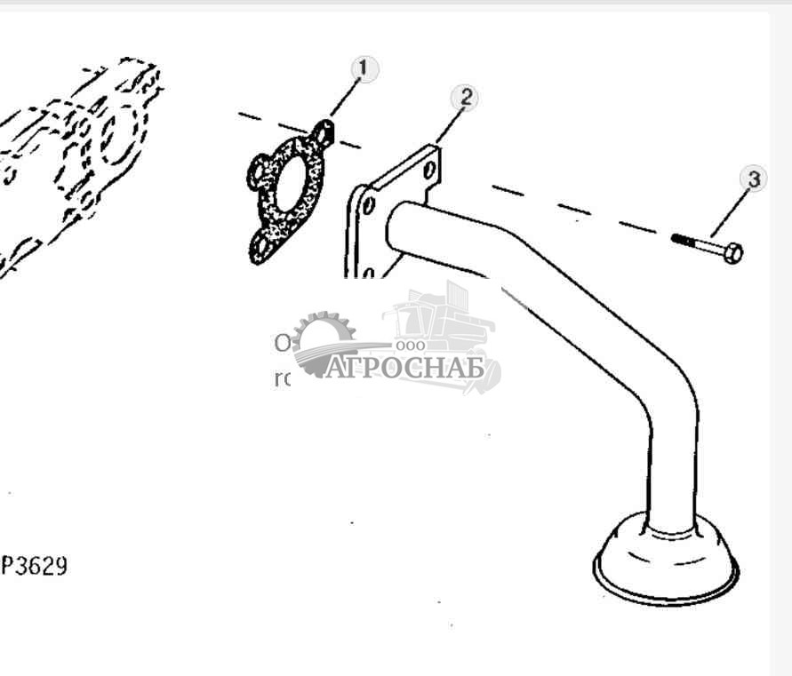 ENGINE OIL PUMP INTAKE 